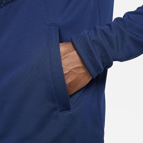 Nike Therma-FIT Academy Winter Warrior Men's Soccer Drill Top (as1, alpha, m, regular, regular, Blue Void/Blue Void/Volt) thumbnail 5