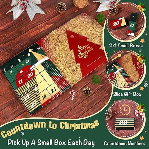 Makeup Advent Calendar 2025 for Teen Girls, 24 Individually Boxed Christmas Countdown Beauty Advent Calendar Kit Women, 2025 Advent Calendar Make Up Gift Set thumbnail 3