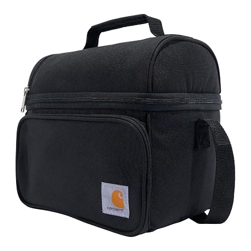 Carhartt Camping Cooler, Worksite Lunchbox, Soft Shell Lunch Bag for Construction Sites, Work and Everyday Use, Black thumbnail 3