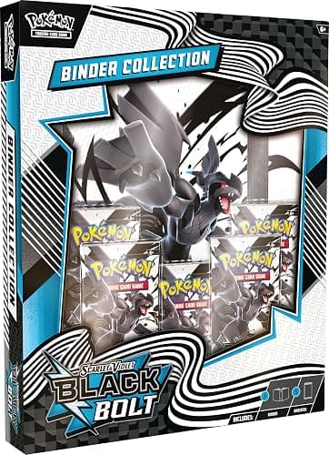 Pokemon TCG Scarlet & Violet 10.5 Black Bolt Binder Box - Image 1