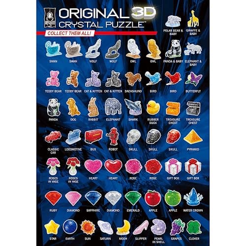 Turtles Standard Original 3D Crystal Puzzle from BePuzzled, 3 Dimensional Crystal Puzzles and Brainteasers for Puzzlers and Collectors Ages 12 and Up, and Display Item , Blue thumbnail 7