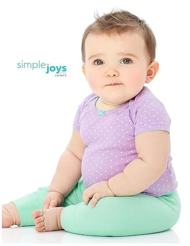 Simple Joys by Carter's Baby Girls' 4-Pack Pant thumbnail 2