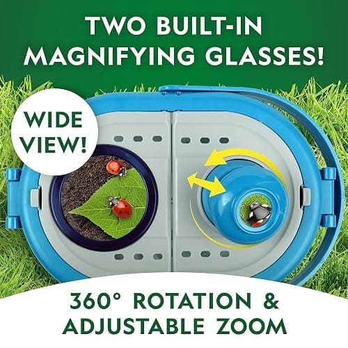 National Geographic Bug Catcher Kit for Kids - Kids Bug Habitat with Magnified Viewer, Bug Catcher, Tweezers & Learning Guide, Insect Habitat, Outdoor Toys, Kids Bug Catching Kit, Bug Box thumbnail 5