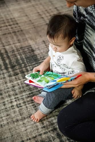 Baby Einstein Curious Explorers Teether Book Take-Along Toy, Ages Newborn +, Multicolored thumbnail 7