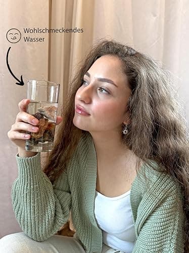 Wassersteine Premium Mischung 10 Steine Edelsteinwasser mit Baumwollbeutel | 10 beliebte Steine für Edelsteinwasser | Inkl. Baumwollbeutel, Anleitung & Infokarte thumbnail 5
