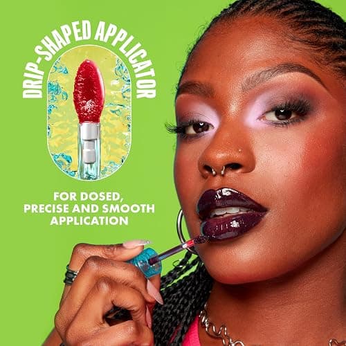 NYX PROFESSIONAL MAKEUP Lip IV Hydrating Glossy Lip Stain, Long-Lasting, Tinted, Vegan Formula with 12 HR Hydration - Drippin' Nude (Nude) thumbnail 6