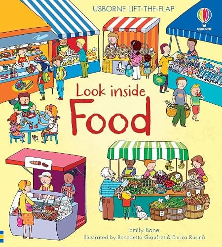 Look Inside Food (Look Inside Board Books) - Image 1