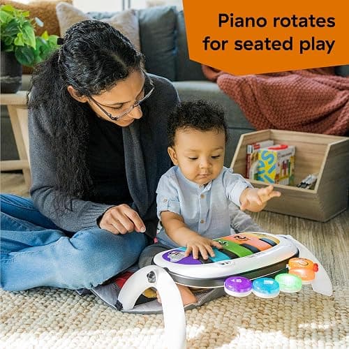 Baby Einstein, 4 in 1 Kickin' Tunes Spieldecke mit 70+ Geräuschen, 25+ Minuten Musik, Erlebnisdecke mit Klavier und Lichtern, Spielmatte mit Spielbogen abnehmbarem Babyspielzeug, ab der Geburt thumbnail 10