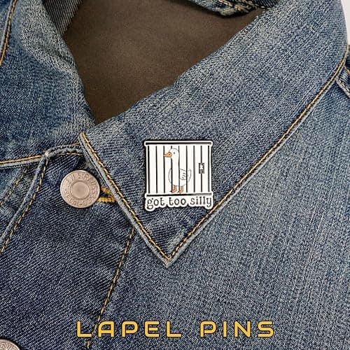 AAVEDGE Funny Enamel Pins, Fun Pins for Backpacks, Clothes, Bags, Lanyards, Hats & Jackets. Humorous Novelty Lapel Brooch Pin for Women, Men, Teens, Girls & Boys. thumbnail 2
