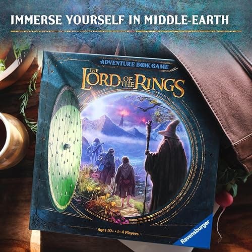 Lord of The Rings Adventure Book Game | Immersive Cooperative Gameplay | Innovative Chapter Book Format | Unique Corruption Track for Ages 10 and Up thumbnail 2