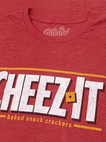 Tee Luv Men's Cheez-It Faded Snack Logo Shirt thumbnail 3