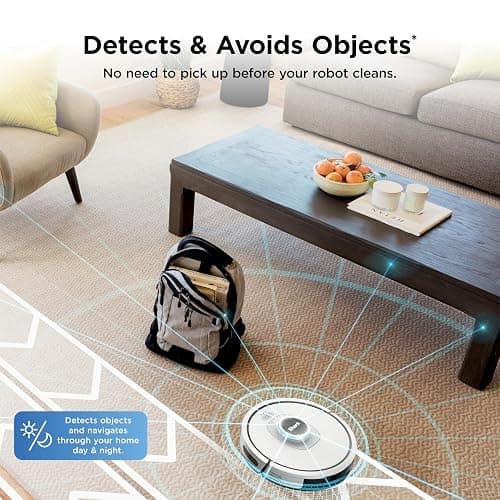 Shark Matrix Clean | Robot Vacuum Cleaner with Powerful Suction for Pet Hair, Rugs, Carpets & Hard Floors | Self-Empty Base | 60-Day Capacity | Voice Control | LiDAR Navigation | White | AV2511AE​ thumbnail 6