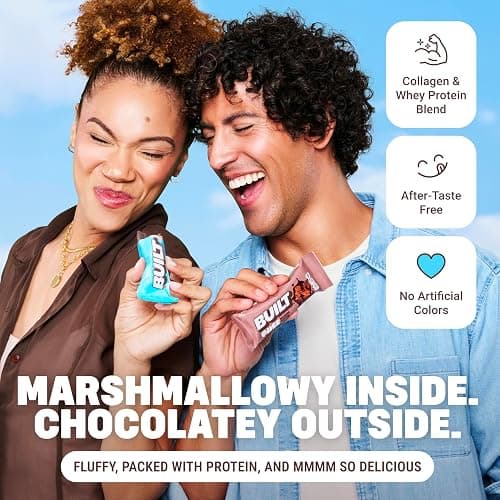 BUILT Bar Puff Protein Bars - Variety Pack - 15-17g Protein Snack Bars with Collagen - Calorie Conscious & Gluten Free - 12 Count thumbnail 6