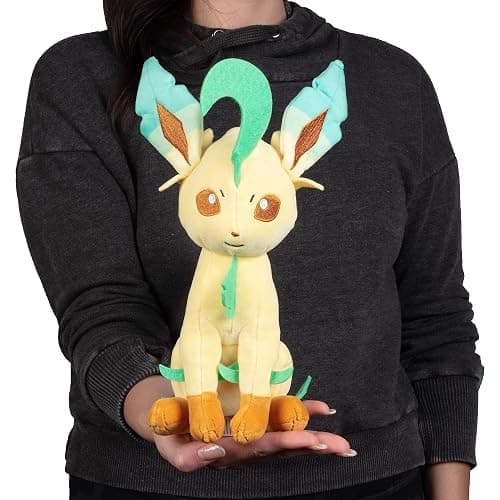 Pokemon Leafeon Plush - 8-Inch Soft Plush with Authentic Details thumbnail 2