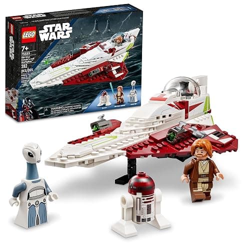 LEGO Star Wars OBI-Wan Kenobi's Jedi Starfighter 75333 Building Toy Set - Features Minifigures, Lightsaber, Clone Starship from Attack of The Clones, Great Gift for Kids, Boys, and Girls Ages 7+ - Image 1