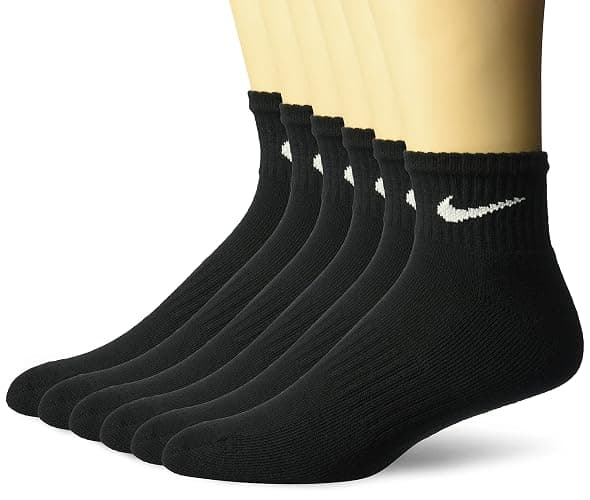 Nike womens Performance Cushion Quarter Socks With Band (6 Pairs) - Image 1