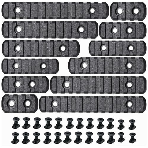Pecawen Picatinny Rail Polymer 5 Slots 7 Slots 9 Slots 11 Slots 13 Slots Single Picatinny Rail Ultralight Rail - Image 1