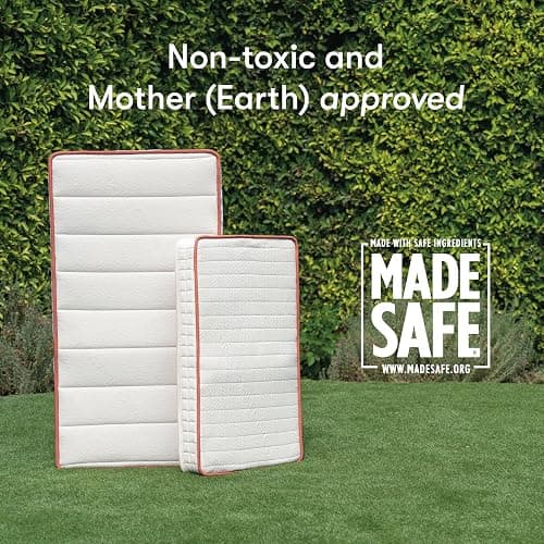 babyletto Avocado Baby Crib Mattress - GOTS, Made Safe, GREENGUARD Gold Certified - Dual Sided Infant & Toddler Mattress - Flippable & Breathable - ‎52 x 28.25 x 5.5 Inches for Standard Size Crib thumbnail 5