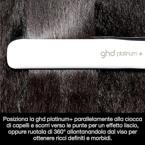 ghd Platinum+ Piastra & Styler Professionale Bianca – Capelli Più Forti, Maggiore Lucentezza, Protezione del Colore – Per Tutti i Tipi di Capelli thumbnail 5
