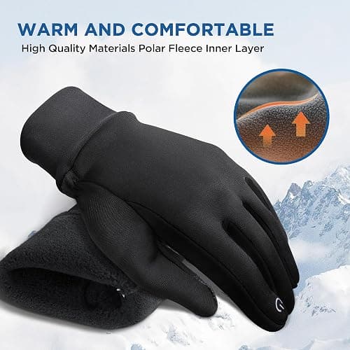 SIMARI Kids Winter Gloves Touchscreen Warm Thermal Water-Resistant for Boy Girl Running Cycling Snow Skiing in Cold Weather thumbnail 2