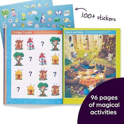 Magical Woodland Hidden Pictures Deluxe: 96 Pages of Magical Recipes, Crafts, Forest Puzzles and Stickers, Search for Mushrooms, Gnomes, Woodland Animals and More (Highlights Hidden Pictures) thumbnail 3