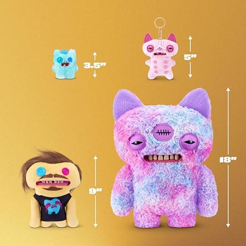 Fuggler Fugg Stars Series 2 9 Inch Plush Collectible Toy (Mr.Fug) by ZURU Featuring Funny Ugly Monster Design with Wild Expressions, Unique Personalities, and Chaotic Style for Fans and Collectors thumbnail 3