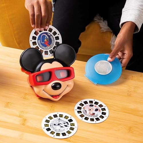 View-Master Mickey Mouse Deluxe Set, Disney 100 Edition - STEM, Retro, Fun Learning Toy for Kids and Adults, Toddlers, Ages 3+ thumbnail 2