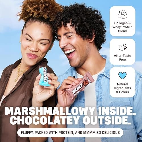 Built Bar, Puff Protein Bars, Variety Pack, Collagen, On-the-go Snacks, Breakfast Bar, Mixed Sampler, 12 Pack thumbnail 6