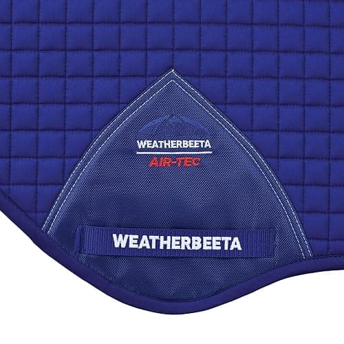 WeatherBeeta Prime Air-Tec Jump Shaped Saddle Pad, Cobalt, Large thumbnail 3