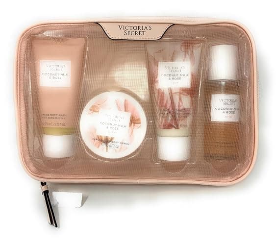 Victoria's Secret Coconut Milk & Rose Travel Set: Body Wash, Scrub, Lotion, Mist thumbnail 4
