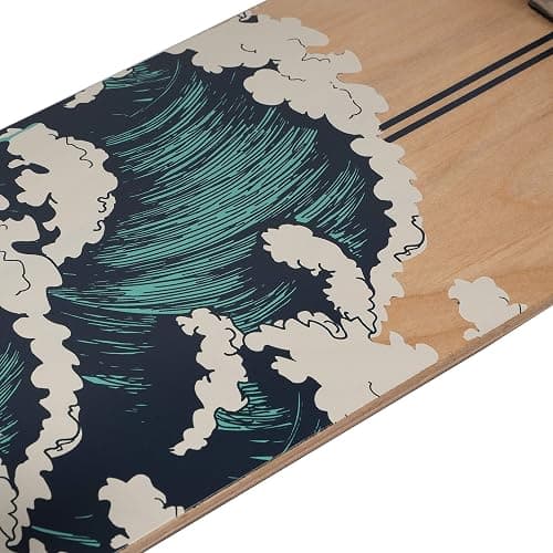 Amrgot Beginner Skateboards 31" x 8" Complete Skateboards for Kids Boys Girls Adults 7 Ply Maple Wood Double Kick Deck Recessed Standard Tri Skateboards thumbnail 3
