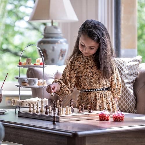 Jaques of London Large Chess Sets | 15" Chess Board | Premium Wooden Set For Adults Luxury | Chess Set For Adults with Staunton Chess Pieces | Since 1795… thumbnail 2