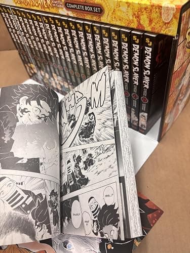 Demon Slayer Manga Box Set Kimetsu no Yaiba (Volumes 1–23) – English Premium Manga Edition with Booklet & Poster – Koyoharu Gotouge, VIZ Media & Juliet Music Bookmark (Demon Slayer: Kimetsu no Yaiba) thumbnail 6