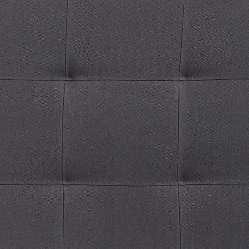 EMMA + OLIVER Dark Gray Queen Quilted Tufted Headboard | Adjustable Bed Rail Slots, Fabric Upholstered thumbnail 8