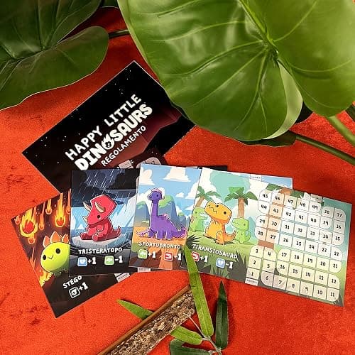 Asmodee – HAPPY LITTLE DINOSAURS – Carte da Gioco Strategico | Divertente Gioco da Tavolo Competitivo su Estinzione e Dinosauri – 2-4 Giocatori – 8+ Anni – 30-60 Minuti – Edizione Italiana thumbnail 4