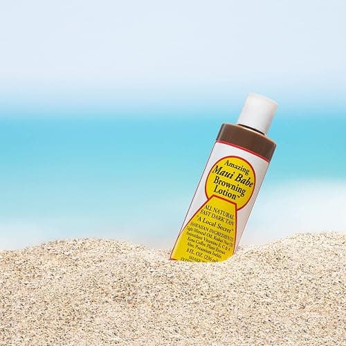 Maui Babe Tanning Lotion Set – 8oz Browning & After Sun Lotion with Makeup Bag – Outdoor Sun Tan Enhancer & Moisturizer thumbnail 2