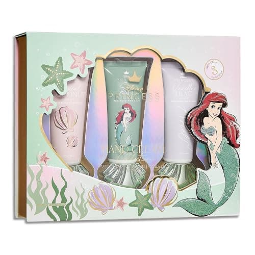 Belle Maison Disney Mermaid Ariel 3pc Hand Cream Set - Tropical Coconut, Sea Salt, Vanilla Lilac Scented, 30 ML / 1.01 FL OZ Each, Hand Cream Set - Image 1