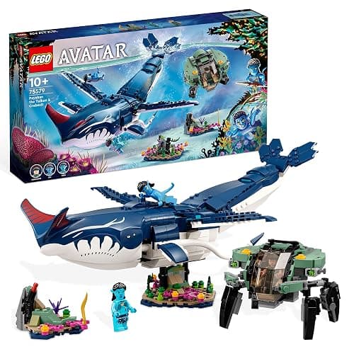 LEGO Avatar Tulkun Payakan e Crabsuit, Sottomarino e Animale Giocattolo di Pandora Simile alla Balena dal Film La Via dell'Acqua, Giochi d'Avventura per Bambini e Bambine da 10 Anni, Idea Regalo 75579 - Image 1
