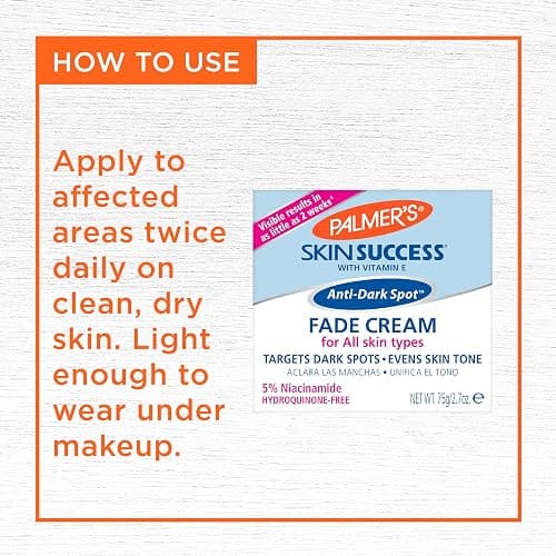 Palmer's Skin Success Anti-Dark Spot Fade Cream with Vitamin E and Niacinamide, for All Skin Types 2.7 Ounce thumbnail 10