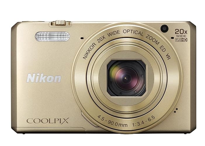 Nikon COOLPIX S7000 Digital Camera (Gold) - International Version (No Warranty) - Image 1
