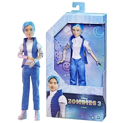 Disney Princess Zombies 3 A-spen Fashion Doll - 12-Inch Doll with Blue Hair, Alien Outfit, Shoes, and Accessories. Toy for Kids Ages 6 and Up thumbnail 3