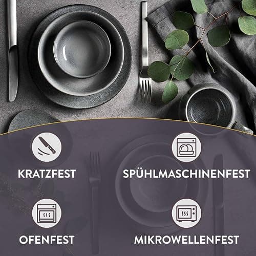 SPRINGLANE Geschirrset Misty Cliff 24-tlg., Steingut Tafelservice für 4 Personen thumbnail 4