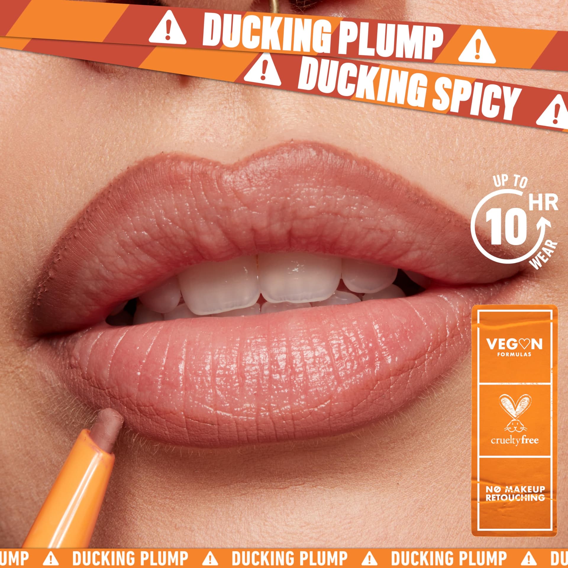 NYX Professional Makeup Duck Plump Liner Tono Flirty Flip (vino), 0.33gr - Delineador de labios voluminizador que dura hasta 16H, infusionado con jengibre picante y pimiento, fórmula vegana thumbnail 4