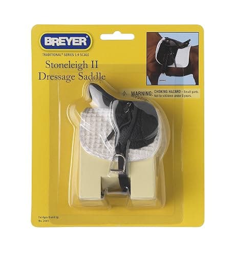 Breyer Traditional Stoneleigh II Dressage Saddle - Black (1: 9 Scale), Multicolor thumbnail 2