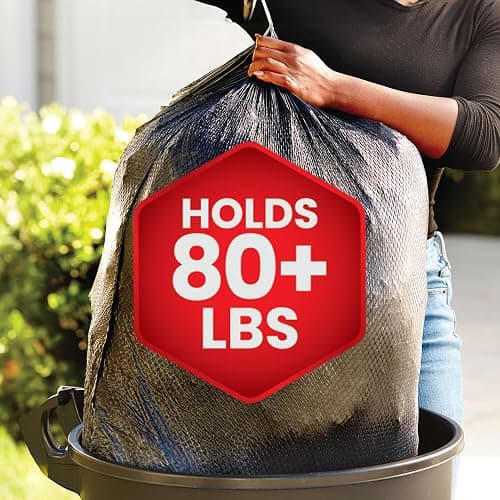 Glad ForceFlex Heavy Duty Trash Bags With Clorox, Mountain Air, 30 Gal, 50 Ct (Package May Vary) thumbnail 6