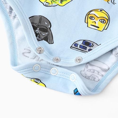 Disney Winnie the Pooh Yoda Minnie Mouse Creeper Bodysuits Baby Girl/Boy Organic Cotton Long Sleeve Fall Outfits 0-18 Months thumbnail 3