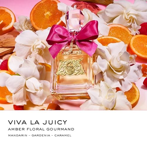 Juicy Couture Viva La Juicy Eau De Parfum, Women's Perfume with Notes of Mandarin, Gardenia & Caramel, Floral & Sweet, EDP Spray thumbnail 3