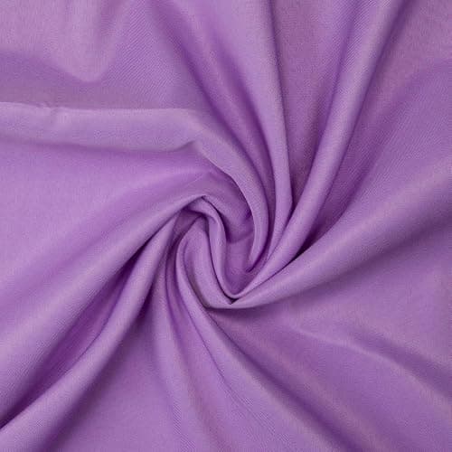Gee Di Moda Fitted Tablecloth - 72 x 30 Inch Lavender Floor-Length Fitted Table Cloth for 6 Foot Rectangle Table, Heavy Duty Washable Fabric for Parties, Dinner, Weddings, Baby Shower & Trade Show thumbnail 3