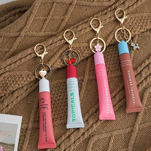 Summer Fridays 0.5 oz Lip Balm Keychain Cap, Never Lose Your Lip Balm | Fits Topicals 0.5 oz & e.l.f. Glow Reviver 0.52 oz Tubes – Replacement Keychain Cap (Lip Balm Not Included) thumbnail 3