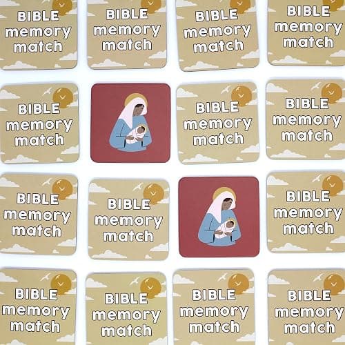 Good Ground Toddler Matching Memory Match Game | Fun & Fast Gifts for Boys & Girls Ages 3 to 7 - Christain Preschool Homeschool Biblical Bible Themed Card Game thumbnail 3
